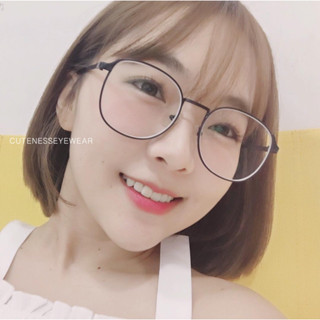 แว่นตากรองแสงหน้าจอคอมและมือถือ ทรงเหลี่ยมสไตล์วินเทจ [cuteness.eyewear]