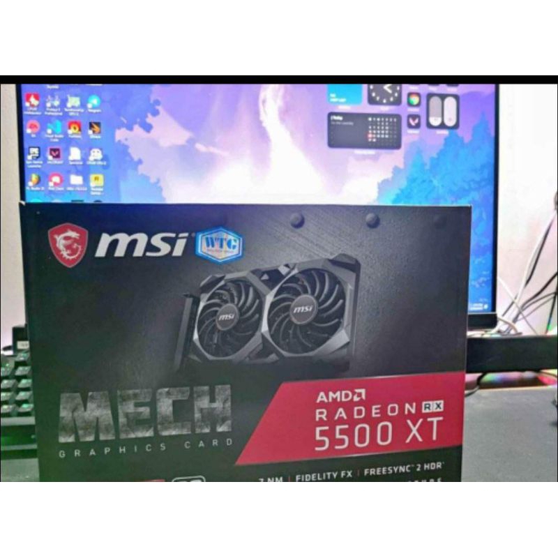 การ์ดจอ MSI RADEON RX5500XT MECH OC 8G มือสองครับ