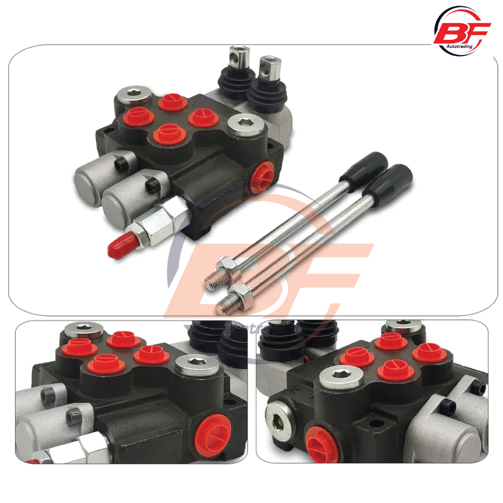 คอนโทรลวาล์ว  คอนโทรลไฮดรอลิก 2 แกน ขนาด 4หุน  คอนโทรลรถไถ รุ่น2แกน สำหรับ รถไถ คูโบต้า  ยันม่าร์ - รูปที่ 4