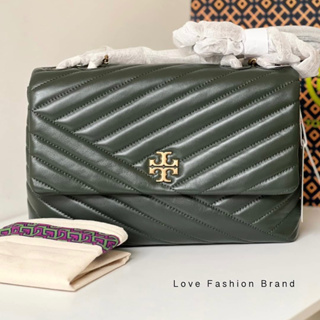 👑ผ่อน0%~แท้100%👑58465 กระเป๋าสะพาย Tory Burch Kira Chevron Convertible Shoulder Bag