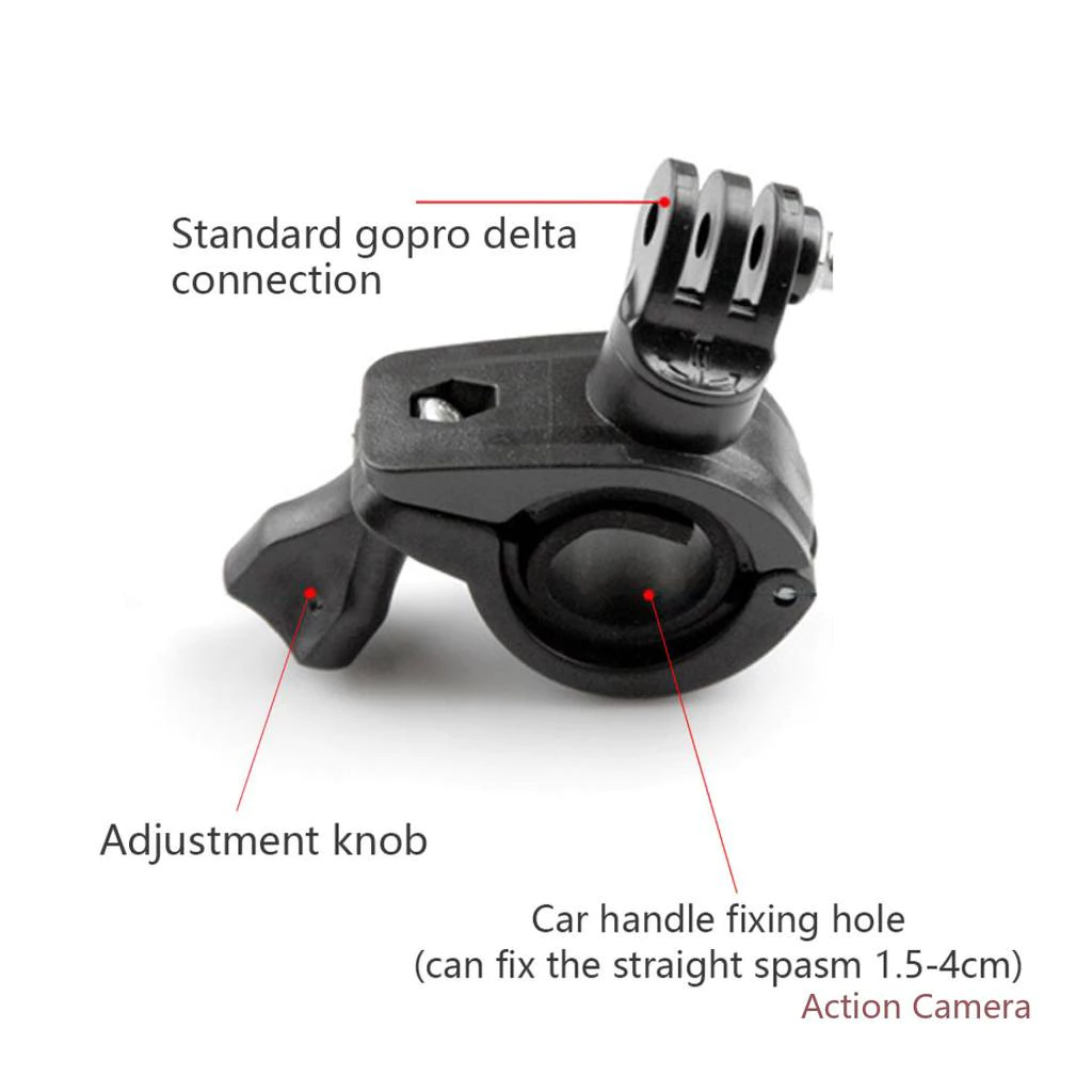 ขาจับ ขาตั้ง ขายึดกล้อง insta360, gopro, DJI Action Camera ติดแฮนด์มอเตอร์ไซค์ จักรยาน thumbnail 6