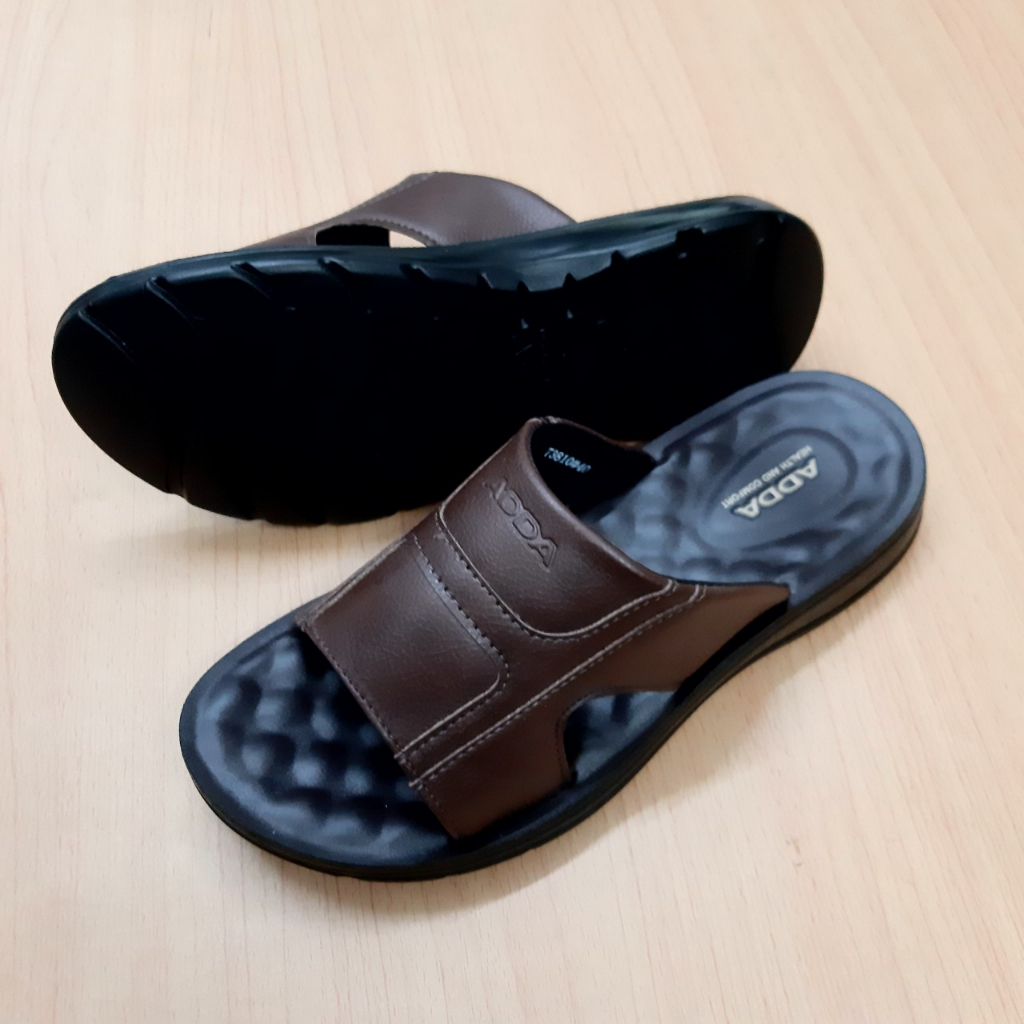 ADDAรุ่นใหม่ล่าสุดมีปุ่มนวดเท้า รุ่น 73810 สีดำ น้ำตาล น้ำตาลอ่อน  เบอร์ 39-45