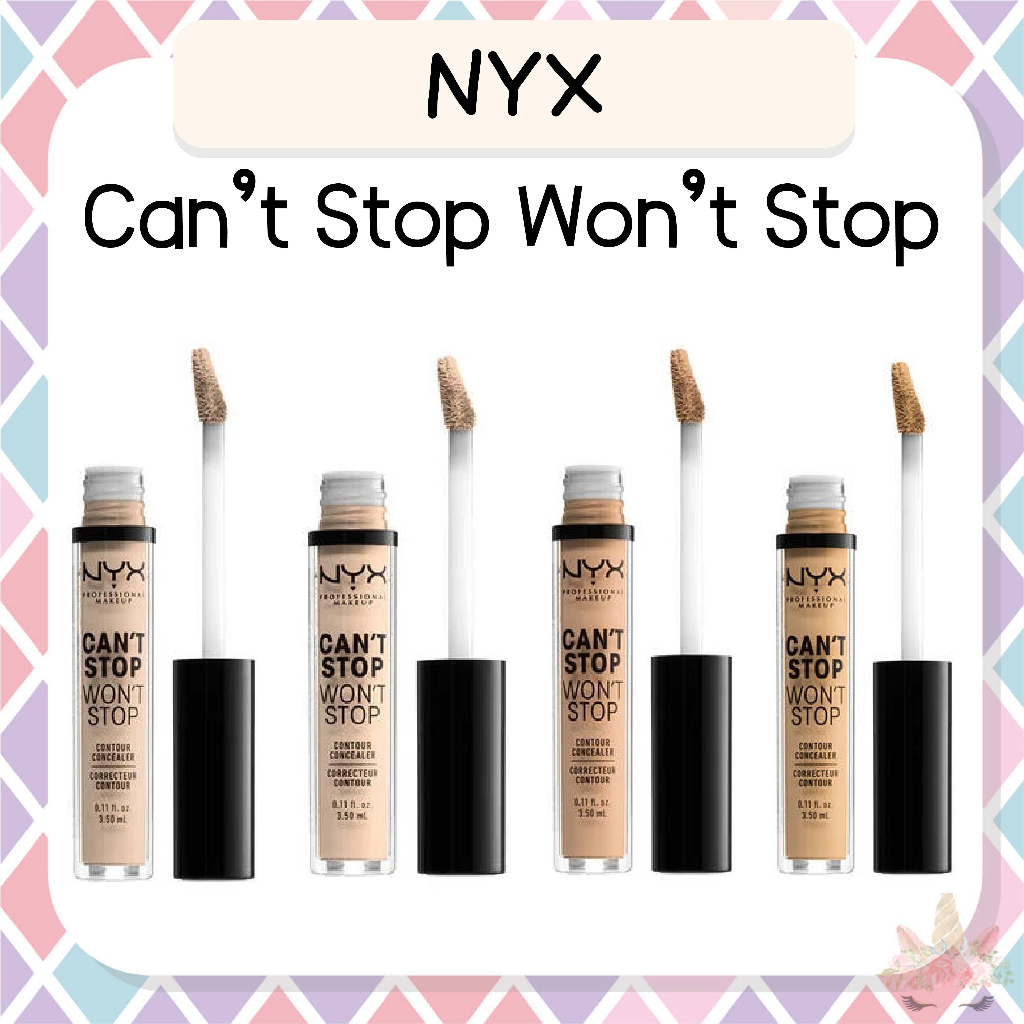 *พร้อมส่ง/ของแท้‼️* NYX Can't Stop Won't Stop Contour Concealer คอนซีลเลอร์