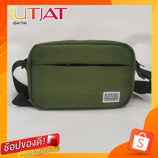 SB-0058 กระเป๋าสะพาย สะพายไหล่ สะพายข้าง สำหรับ ผู้ชาย ผู้หญิง ผ้าโพลี กันน้ำได้ ช่องเก็บเยอะ น้ำหนักเบา สายปรับได้