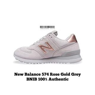 ของแท้ 100% New Balance 574 Rose Gold Grey