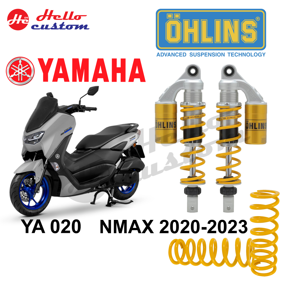 โช้คหลัง OHLINS Ya 020 ตรงรุ่น Nmax 2020 - 2023 แท้100%