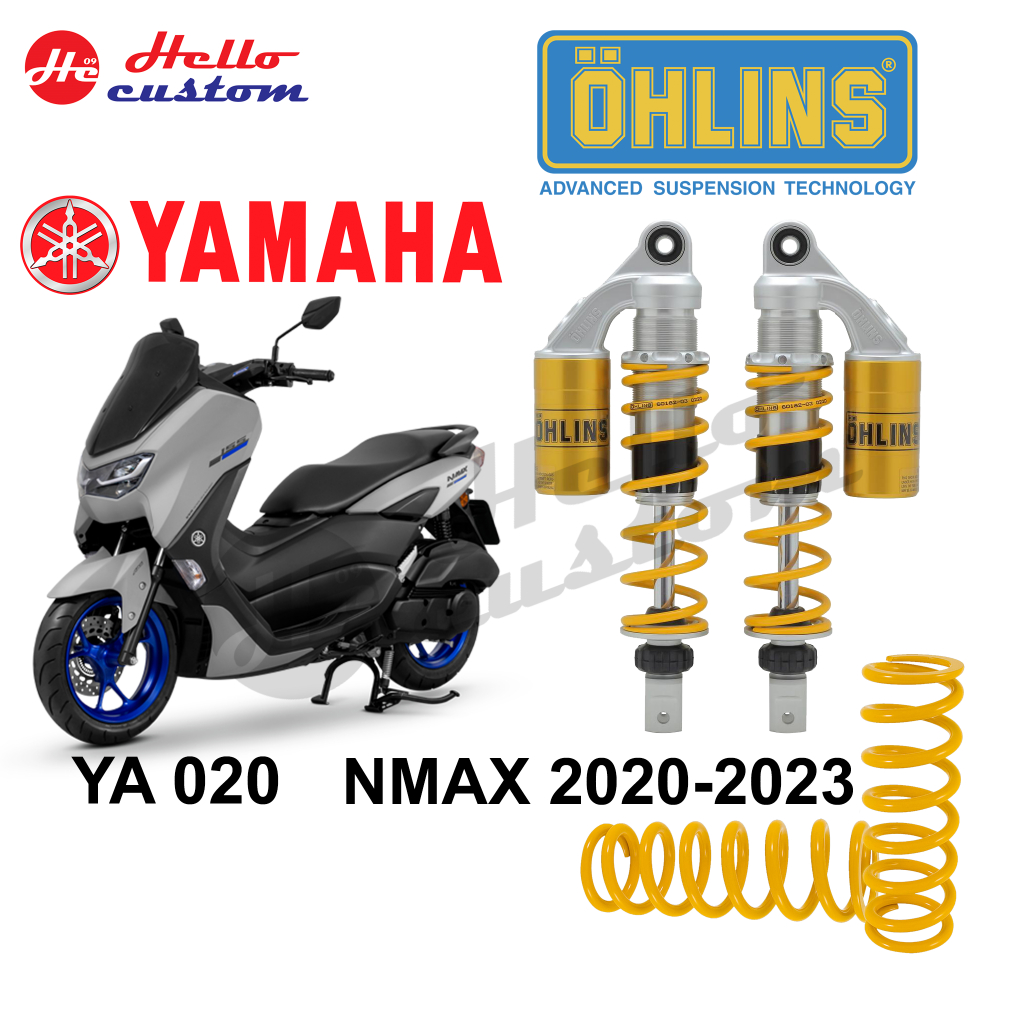 โช้คหลัง OHLINS Ya 020 ตรงรุ่น NEW Nmax 2020 - 2024 แท้100% YA020
