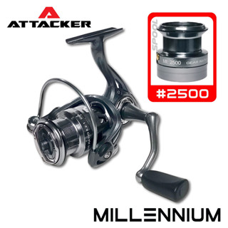 รอกตกปลา รอกสปินนิ่ง ATTACKER รุ่น MILLENNIUM อุปกรณ์ตกปลา ตกปลา รอก เปลี่ยนขาหมุนซ้าย-ขวาได้