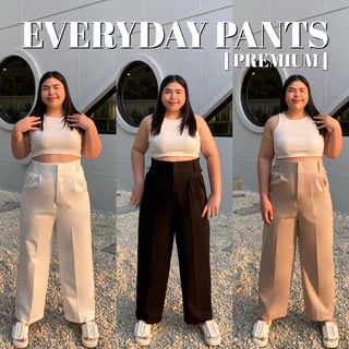 (A11) EVERYDAY PANTS [PREMIUM] กางเกงสาวอวบ เก็บพุงเอวสูง รุ่นพรีเมี่ยม