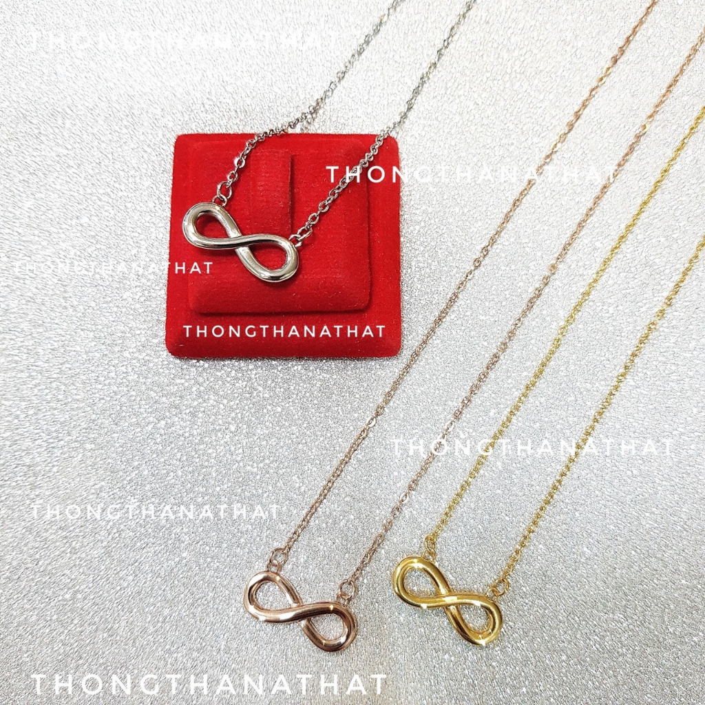 สร้อย อินฟินิตี้ * ปรับไซส์ได้ * งานสแตนเลส เสริมการงาน การเรียน ความรัก infinity สร้อยคอ วาเลนไทน์ ของขวัญ valentine