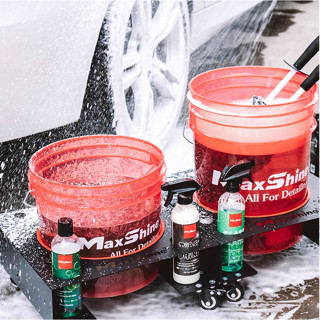 ถังน้ำล้างรถคุณภาพสูง Maxshine Detailing Wash Bucket สำหรับงานดีเทลลิ่ง พลาสติกหนา แข็งแรง