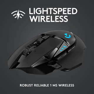 Logitech G502 Lightspeed Wireless Gaming Mouse 25,600 DPI ( เมาส์เกมมิ่งไร้สาย ประสิทธิภาพสูง )