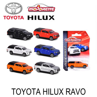 โมเดลรถ รถกระบะ รถปิ๊กอัพ Pickup TOYOTA HILUX REVO ลิขสิทธิ์แท้ majorette โมเดลรถกระบะ