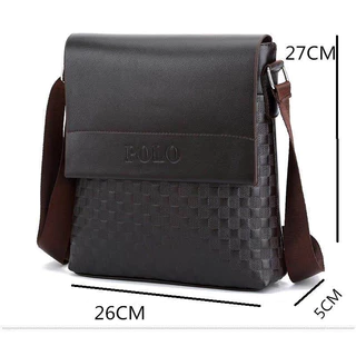 ✅ พร้อมส่ง ในไทย ถูกที่สุด ✅ PL กระเป๋าสะพายข้างผู้ชาย PU Leather