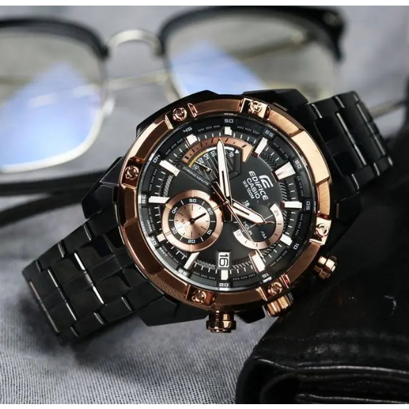 แท้ 100% นาฬิกาข้อมือผู้ชาย Casio Edifice EFR-559DC-1B  EF-558D รับประกันศูนย์ 1 ปี