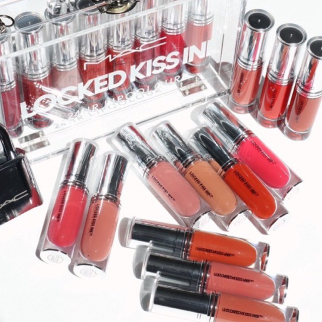 Newly M.A.C ฉลากไทย/พร้อมส่ง All Shades available ลิปสติก Locked kiss ink 24hours