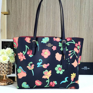 👑ผ่อน0%~แท้100%👑 กระเป๋าสะพาย 🌺COACH C8215 MOLLIE TOTE WITH DREAMY LAND FLORAL PRINT