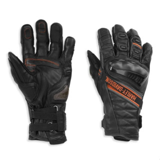 ถุงมือเต็มข้อสำหรับขับขี่ผู้ชายลิขสิทธิ์แท้จาก Harley Davidson 98182-21VM