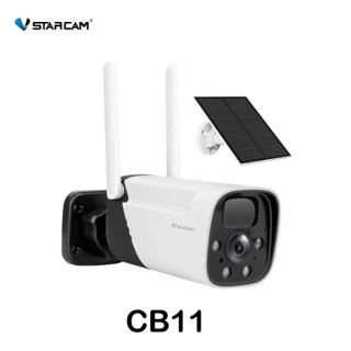 Vstarcam CB11 กล้องวงจรปิดไร้สาย มีแบตในตัวพร้อมSolar Cell กลางคืนเป็นภาพสี (ราคาไม่รวม SD Card)