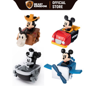 Beast Kingdom Pull Back Car: Classic Mickey Mouse รถไถ รถของเล่น