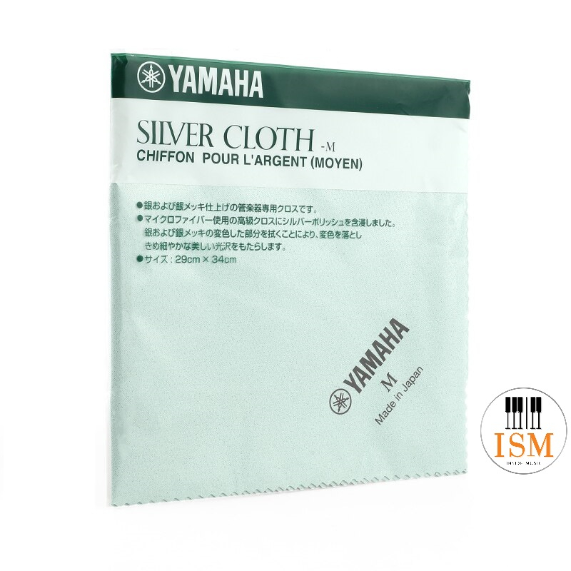 Yamaha ผ้าทำความสะอาดเครื่องเป่าชุบเงิน ขนาดใหญ่ Silver Cloth L For Silver Instrument