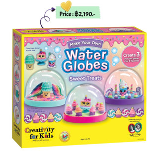 Creativity for Kids Make Your Own Water Globes Sweet Treats – Create 3 DIY Dessert Themed Snow Globes