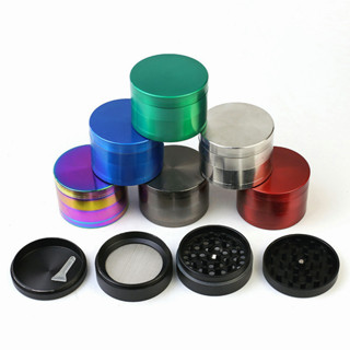 Grinder ขนาด 63mm 4ชั้น ที่บดสมุนไพร เครื่องบดยาสูบ ฟันคม งานCNC เครื่องบด สมุนไพร เมล็กกาแฟ