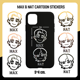 Max &amp; Nat Cartoon Stickers (แม้กณฐ)