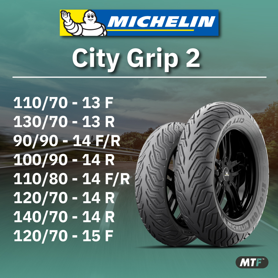 ยางสำหรับรถ Scooter Michelin รุ่น City Grip 2 By Motofiix