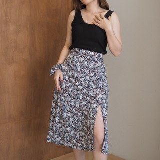 Shatamps - Blossom Skirt กระโปรงผ่าหน้า กระโปรงยาว