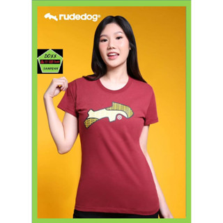 Rudedog เสื้อคอกลม ชาย หญิง รุ่น Inside สีแดง