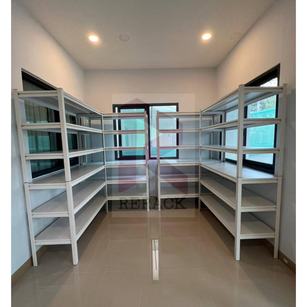 ชั้นวางของเหล็กเอนกประสงค์ รับน้ำหนักได้ 150 ก.ก.ต่อแผ่นชั้น