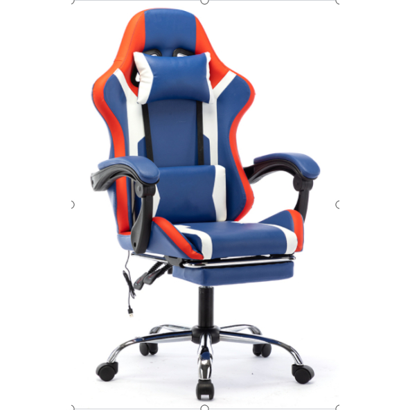 เก้าอี้เกมิ่ง Gaming Chair  เล่นเกม มีไฟRGB ปรับระดับสูงต่ำปรับนอนได้ รับน้ำหนักได้มากถึง 150KG