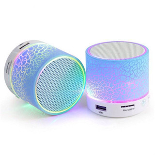 【2Pc】ลำโพงบูลทูธพกพา ลำโพงจิ๋วแต่แจ๋ว มีไฟแทค Mini Bluetooth Speaker Build-In Microphone คละสี น้ำหนักเบา ง่ายต่อการพกพา