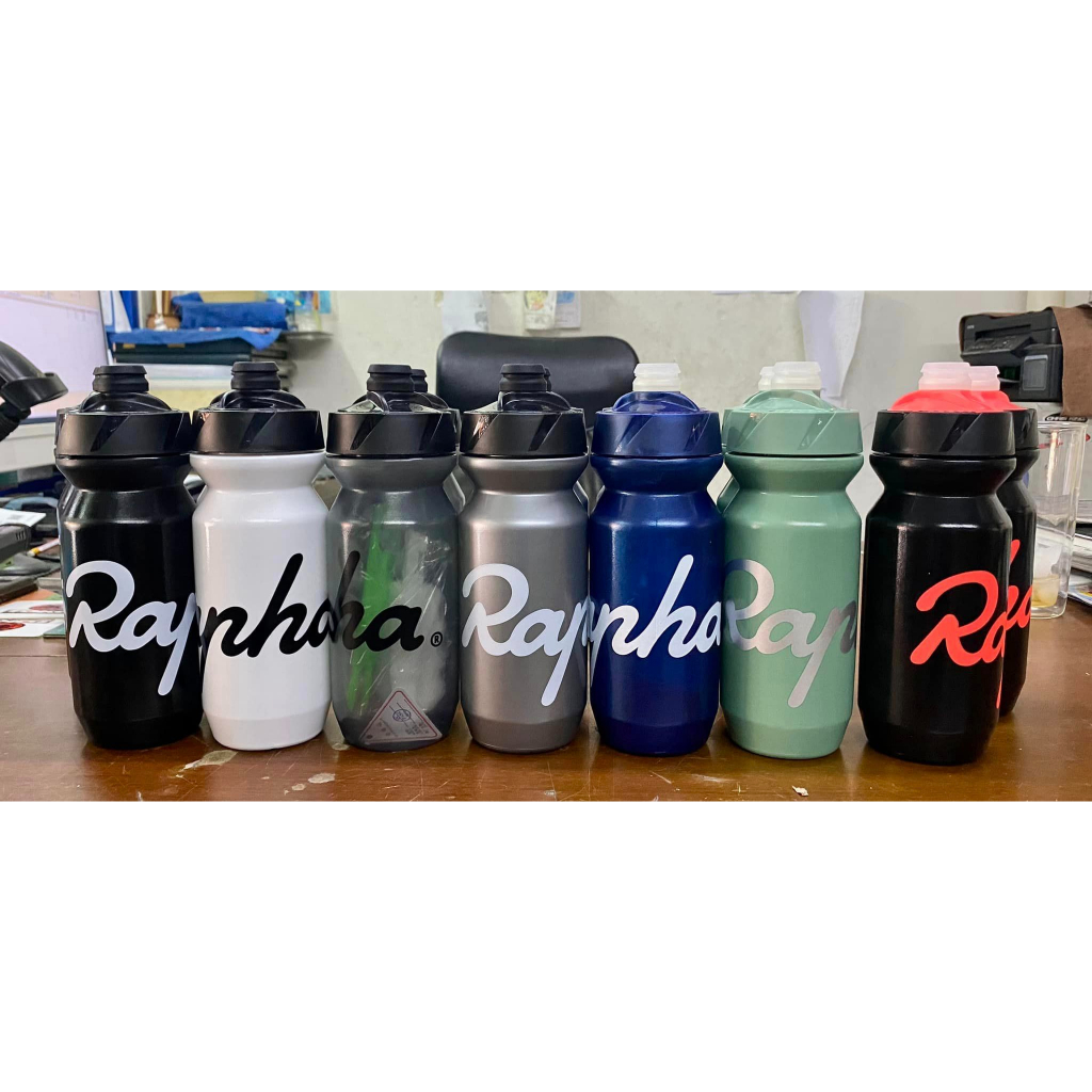 ขวดน้ำ กระติกน้ำ Rapha  กระบอกน้ำกีฬาเกรดอาหารปลอดสาร BPA ของแท้  แถมฝากันฝุ่นและแปรงล้าง