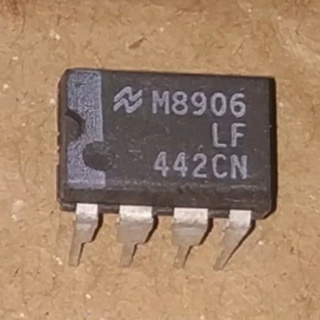 LF442 LF442CN Dual Low Power JFET Input Operational Amplifier