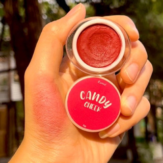 บลัชออนสีกุหลาบแดง Candy cheek rosé