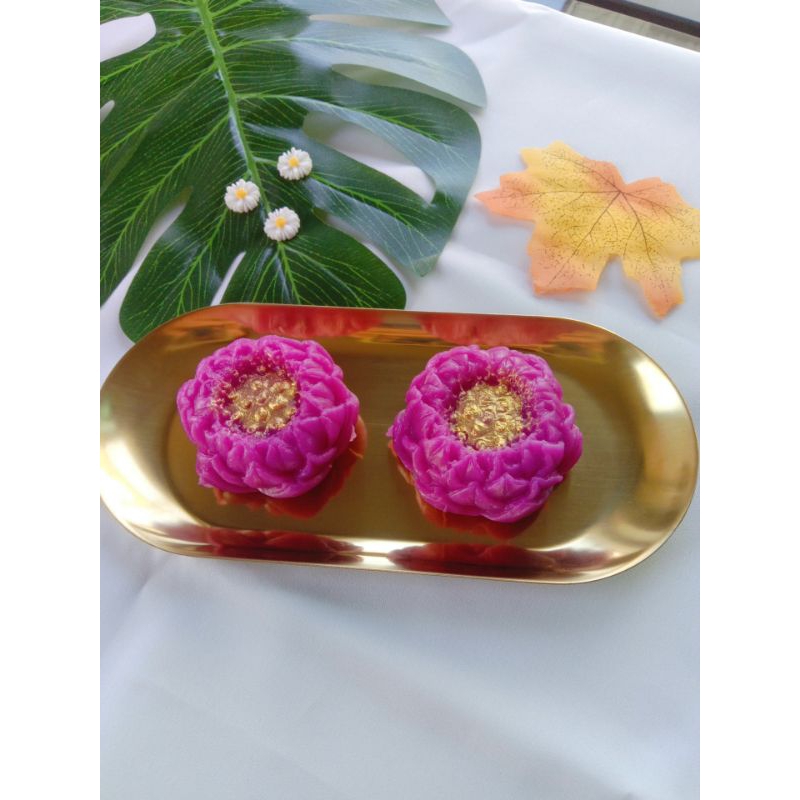 💮 อาลัวดอกบัว  ขนาด 50กรัม 💮 ขายเป็นชิ้นเดี่ยว - รูปที่ 4