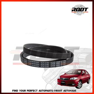 สายพานหน้าเครื่อง 4PK1240 สำหรับ TOYOTA VIOS NCP42 ปี13-20