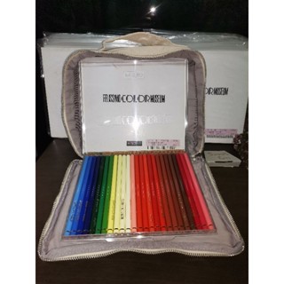 FELISSIMO COLOR MUSEUM F. C. M 500 J006 ดินสอสี ซีรีย์ 500 เฉดสี ที่มีชื่อแต่ละสีไม่ซ้ำกัน พร้อมกระเป๋า Pitchounette