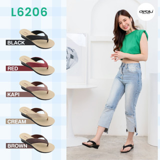 NFshoes ถูกสุด💥 รองเท้าแตะ เพื่อสุขภาพ แบบคีบ Deblu เดอบลู รุ่น L6206 ไซส์ 36-41