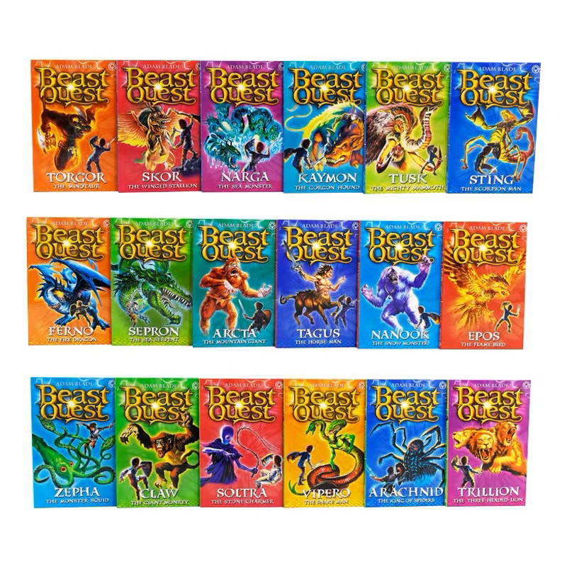 Beast Quest The Hero Collection 18 Books Series 1 - 3 Books Set by Adam Blade