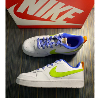 （ของแท้ 100 %）Nike Court Borough Low 2 (GS) มีน้ำหนักเบาและทนทาน