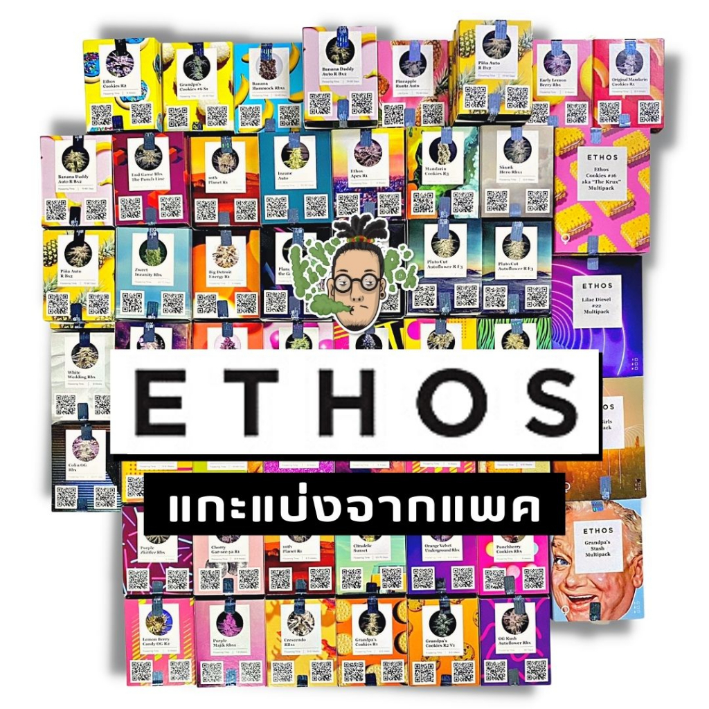 แกะแบ่งเมล็ด Ethos Auto/Photo Unpack พันธ์ุนอกแท้100% มีปลายทาง UPDATER 22-7-2024