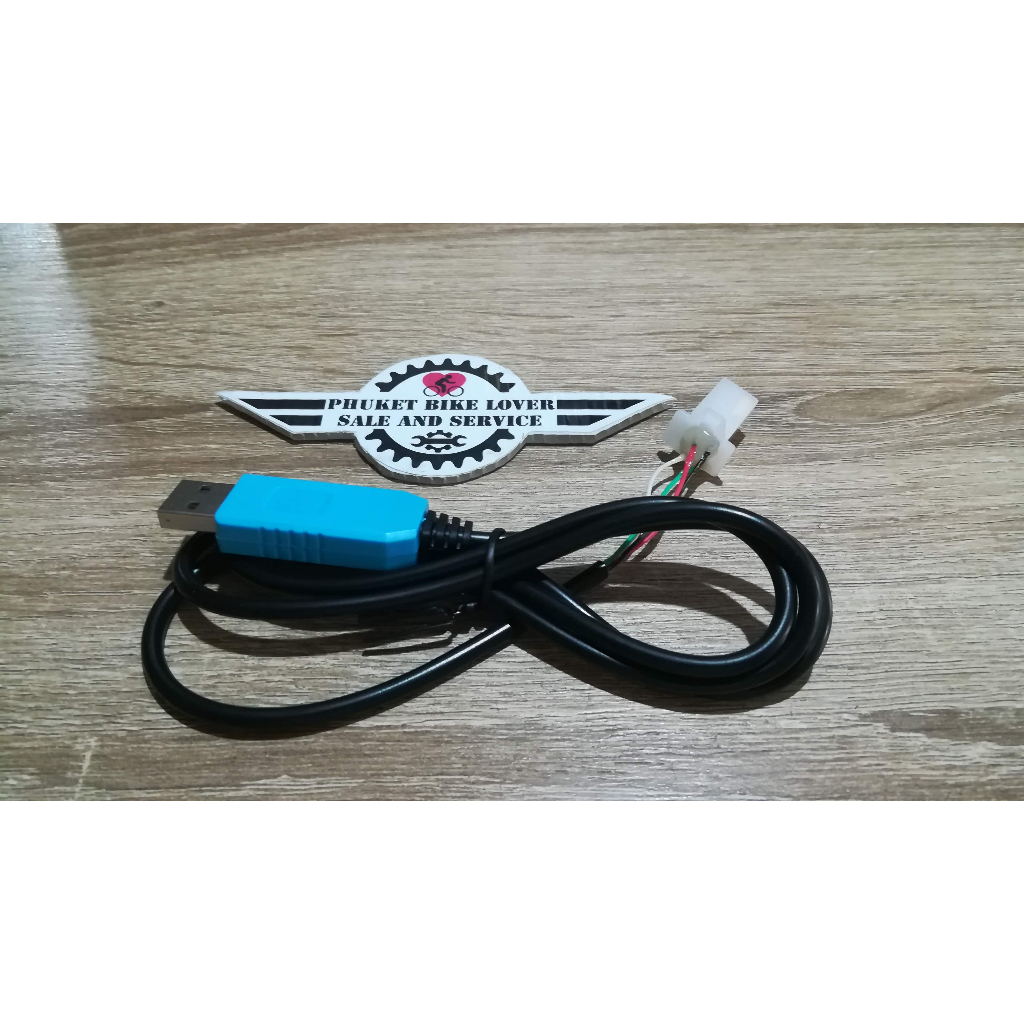 สายจูนกล่อง VOTOL สำหรับกล่อง Em50, Em80, Em100, EM150 สำหรับปรับแต่งค่ากล่องควบคุมรถไฟฟ้า