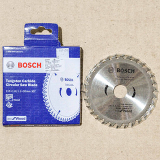 Bosch ใบเลื่อยวงเดือนตัดไม้Eco 4"x30T รู 20mm.#2608644315 /4" x40T รู 20 mm. #2608644316(ของแท้)