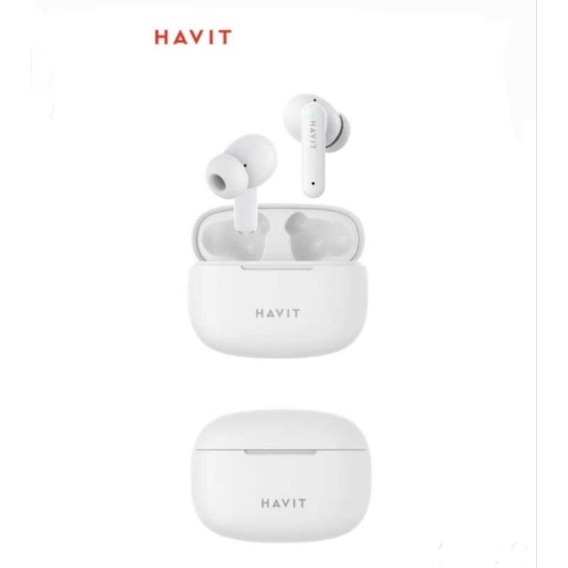 หูฟังบลูทูธ HAVIT Tw967 true Wireless มีไมค์ในตัว สีดำ,สีขาว,สีชมพู,ฟ้า เสียงดี คมชัด ใช้งานต่อเนื่อ