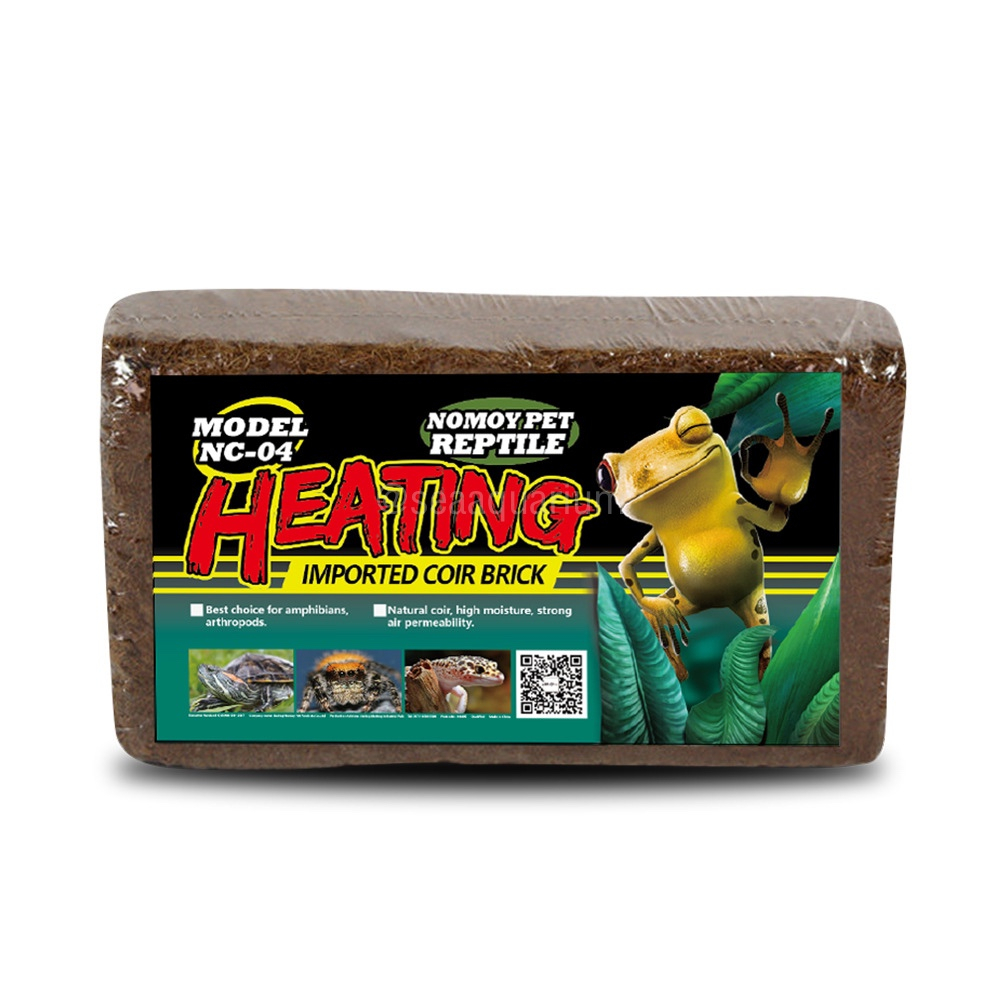 Nomoy Heating ขุยมะพร้าวรองพื้น ขุยมะพร้าวเลี้ยงสัตว์เลื้อยคลาน สำหรับสัตว์เลี้ยงโดยเฉพาะ ปลอดสารเคมีและเชื้อโรคสะสม