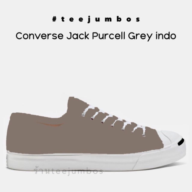 รองเท้า Converse Jack Purcell Green indo 🐲 งานอินโด ⚠️ สินค้าพร้อมกล่อง รองเท้าสีเทา