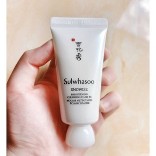 Sulwhasoo Snowise Brightening Cleansing Foam 30ml ✨